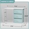 Sorbus 6 Drawers Dresser- Storage Unit with Steel Frame, Wood Top, Fabric Bins - for Bedroom, Closet, Office and more